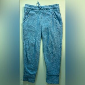 Old Navy Turquoise & White Joggers, Girl Pants Size 6-7, Sweatpants with Pocket